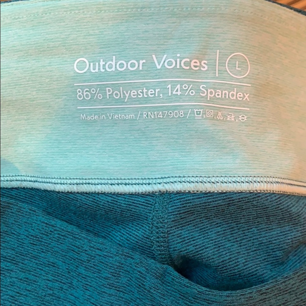 Outdoor Voices 7/8 Springs Leggings size L - Picture 3 of 3